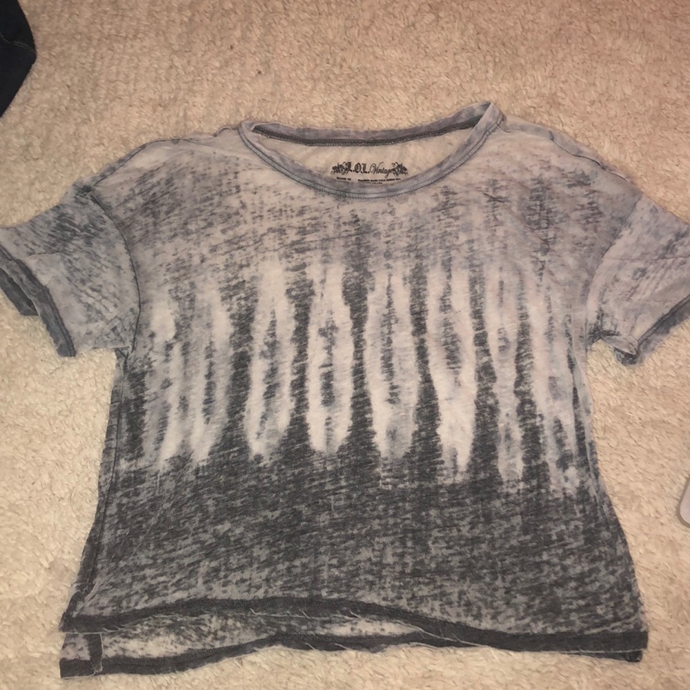 Pattern Crop Top